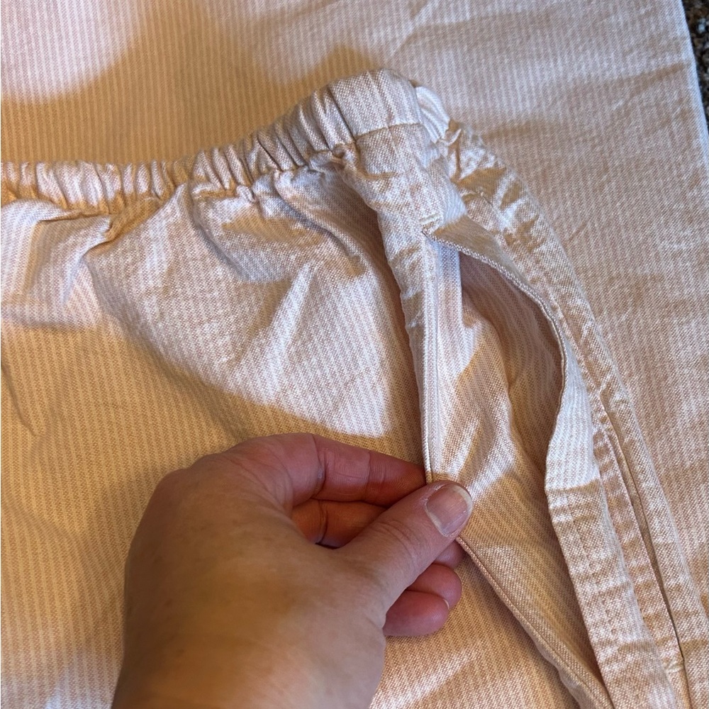 Brandy Melville Pink/white Stripes Drawstring Pants - Picture 8 of 8